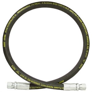 1/4" x 12" JIC 6F Swivel Hydraulic Hose Assembly – 5800 PSI SAE 100R16