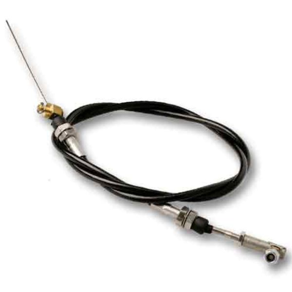 Universal Throttle Cable Kit for Carburetor – Black 24"